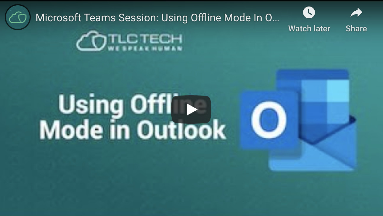 Using Offline Mode With Microsoft Outlook